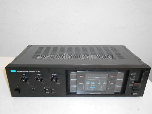 Integrated Stereo Amplifier A-707; Sansui Electric Co., (ID = 2300208) Ampl/Mixer