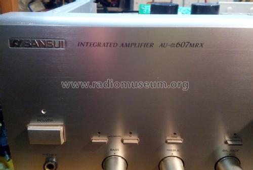 Stereo Integrated Amplifier AU-α607MRX - AU-A607MRX; Sansui Electric Co., (ID = 2649346) Ampl/Mixer