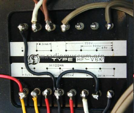 Main Amplifier HF-6V6K; Sansui Electric Co., (ID = 1249346) Ampl/Mixer