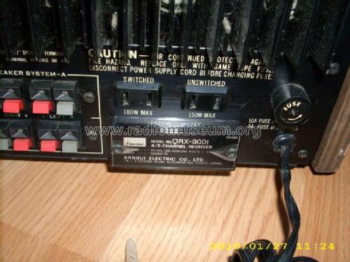 4/2-channel receiver QRX-9001; Sansui Electric Co., (ID = 738463) Radio