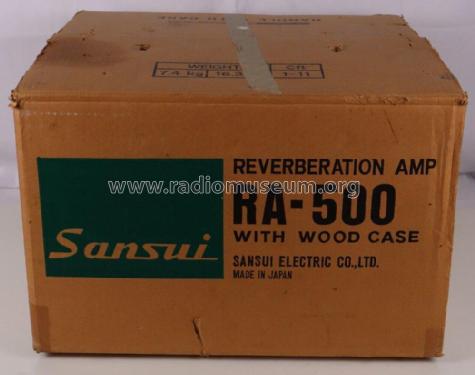 Reverberation Amplifier RA-500; Sansui Electric Co., (ID = 2789761) Ampl/Mixer