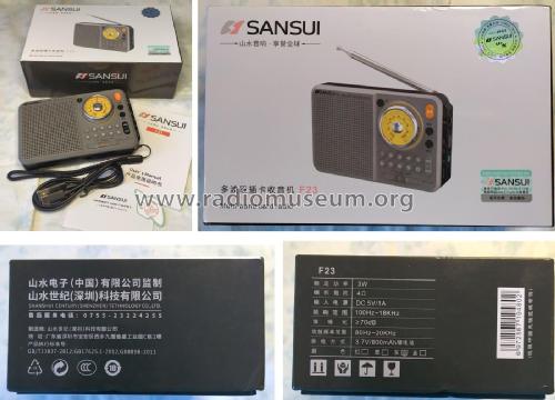 SANSUI Multi-band Card Radio F23; Sansui Electric Co., (ID = 2948018) Radio