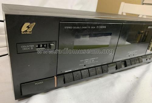 Stereo Double Cassette Deck D-1100WR; Sansui Electric Co., (ID = 2866821) Sonido-V