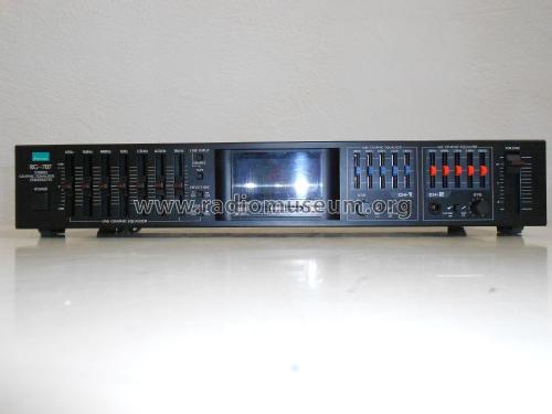 Stereo Graphic Equalizer Consolette RG-707; Sansui Electric Co., (ID = 2259847) Ampl/Mixer