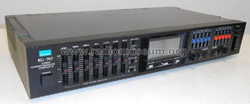 Stereo Graphic Equalizer Consolette RG-707; Sansui Electric Co., (ID = 2259848) Ampl/Mixer