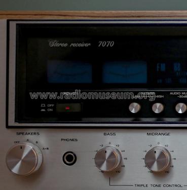 Stereo Receiver 7070; Sansui Electric Co., (ID = 3111980) Radio