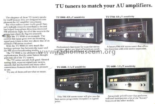 AM/FM Stereo Tuner TU-9900; Sansui Electric Co., (ID = 1983276) Radio