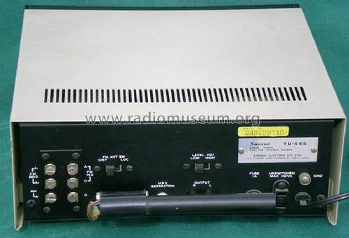 Stereophonic Tuner Solid State TU-555; Sansui Electric Co., (ID = 1183607) Radio