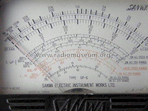 URI Multimeter SP-5; Sanwa Electric (ID = 1404789) Equipment