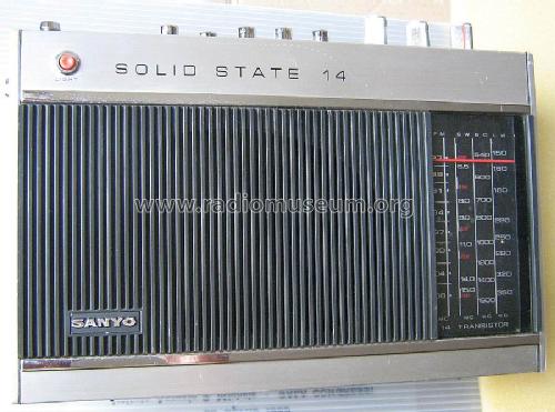 Solid State 14 - 4 Band 14 Transistor 14H-636L; Sanyo Electric Co. (ID = 820916) Radio