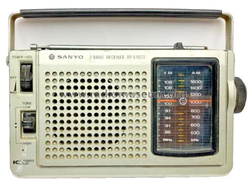 2 Band Receiver RP-6160D AS; Sanyo Electric Co. (ID = 3045116) Radio