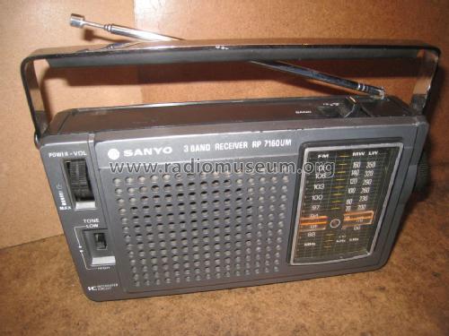 3 Band Receiver RP 7160UM; Sanyo Electric Co. (ID = 2033025) Radio