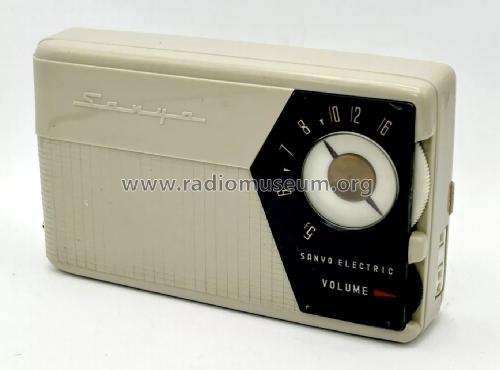 3 Tube Pocket Radio Rodio PM-20; Sanyo Electric Co. (ID = 3074342) Radio