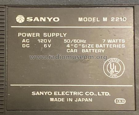 3 Way Power M-2210; Sanyo Electric Co. (ID = 2975421) R-Player