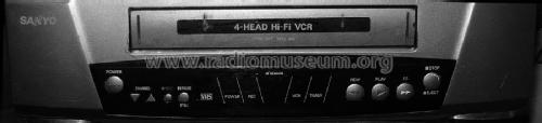 4-Head Hi-Fi VCR VHS Recorder VWM-665; Sanyo Electric Co. (ID = 2033505) R-Player