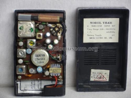 6 Transistor TH631; Sanyo Electric Co. (ID = 1755247) Radio