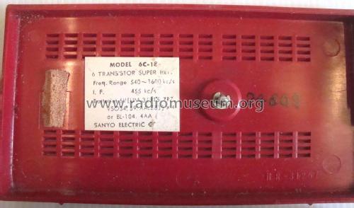 6C-18; Sanyo Electric Co. (ID = 2063147) Radio