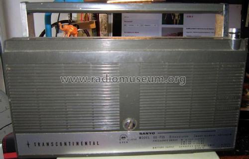 8 Transistor 3 Band Transcontinental All Wave Deluxe 8U-P35; Sanyo Electric Co. (ID = 3082258) Radio