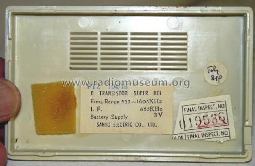 8 Transistor Superhet ; Sanyo Electric Co. (ID = 677448) Radio