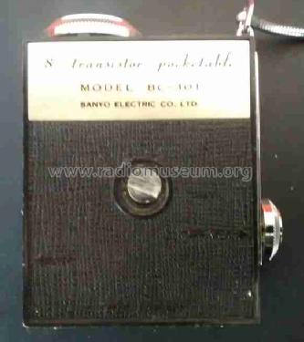 8 Transistor Pocketable Micro Radio 8C-301; Sanyo Electric Co. (ID = 2589223) Radio