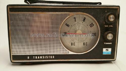 8 Transistor 8C-312; Sanyo Electric Co. (ID = 2354293) Radio