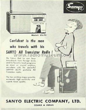 8 Transistor Deluxe All Wave 8S-P2; Sanyo Electric Co. (ID = 1023710) Radio