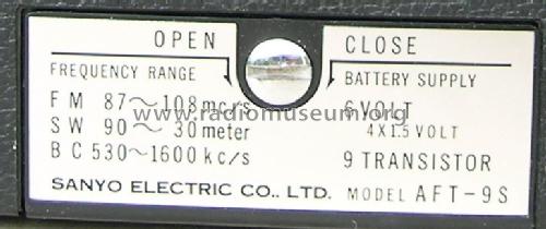 Transworld FM-AM - 9 Transistor AFT-9S; Sanyo Electric Co. (ID = 1689027) Radio