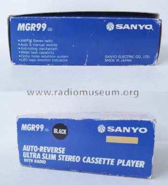 AM/FM Stereo Radio Cassette Player Sportster MGR99; Sanyo Electric Co. (ID = 2987961) Radio