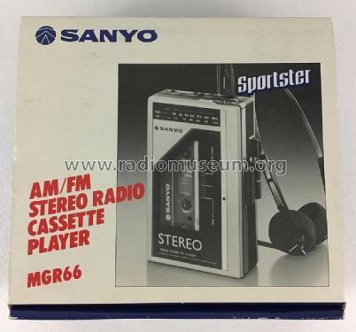 AM/FM Stereo Radio Cassette Player Sportster MGR66; Sanyo Electric Co. (ID = 2988364) Radio