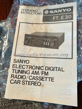 Car Stereo Player FTE30; Sanyo Electric Co. (ID = 2849491) Car Radio