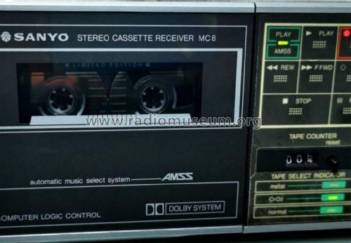 Stereo Cassette Receiver MC8; Sanyo Electric Co. (ID = 2982504) Radio