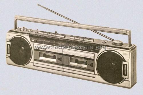 Cassette Recorder M-W700F ; Sanyo Electric Co. (ID = 3033343) Radio