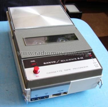 Cassette Tape Recorder M-48; Sanyo Electric Co. (ID = 3034748) R-Player