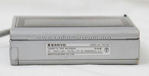 Cassette Tape Recorder TRC 1130; Sanyo Electric Co. (ID = 1254693) R-Player