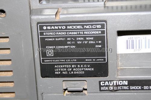 Compo System C 15; Sanyo Electric Co. (ID = 1739721) Radio