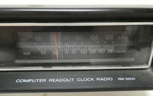 Computer Readout Clock Radio RM5500; Sanyo Electric Co. (ID = 2821445) Radio