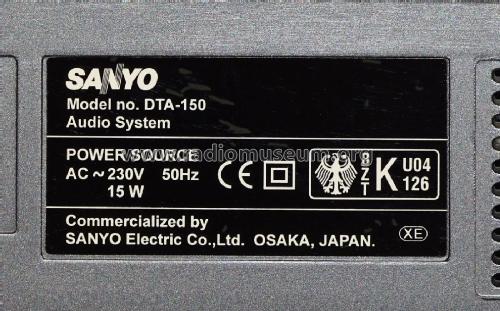 Desktop audio system DTA-150; Sanyo Electric Co. (ID = 2315042) Radio