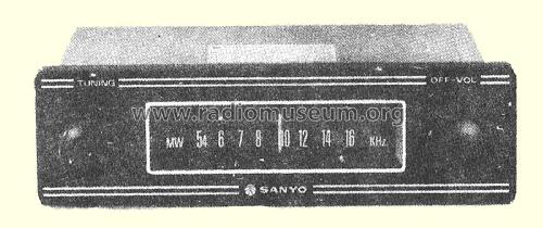 F-8119A; Sanyo Electric Co. (ID = 2720213) Car Radio
