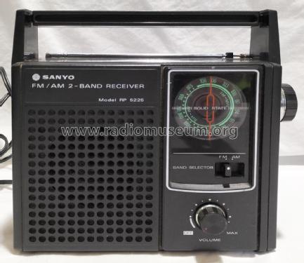 FM/AM 2 Band Receiver RP-5225 AS; Sanyo Electric Co. (ID = 2858081) Radio