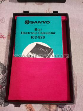 ICC-82D Integrated Circuit Calculator V1; Sanyo Electric Co. (ID = 2467272) Computer & SPmodules