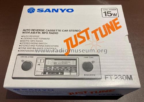 Just Tune FT 230M; Sanyo Electric Co. (ID = 2886783) Car Radio