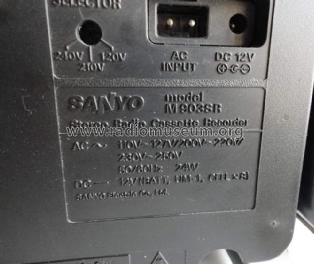 M903SR; Sanyo Electric Co. (ID = 1209346) Radio