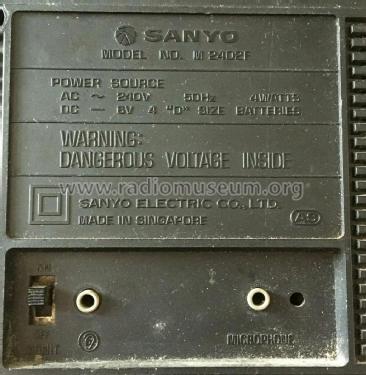 M-2402F; Sanyo Electric Co. (ID = 2745410) Radio