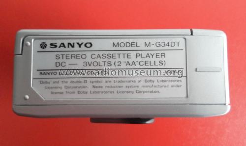 M-G34DT; Sanyo Electric Co. (ID = 1399697) Radio