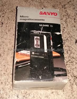 Microcassette Recorder M 5440; Sanyo Electric Co. (ID = 2518216) R-Player