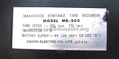 IVY Younger MR-202; Sanyo Electric Co. (ID = 1055061) R-Player