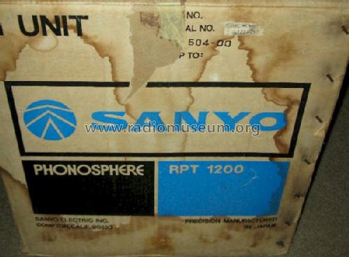 Phonosphere RPT-1200; Sanyo Electric Co. (ID = 1061309) Radio