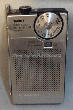 Quartz Digital Clock RPM 6800; Sanyo Electric Co. (ID = 2821837) Radio