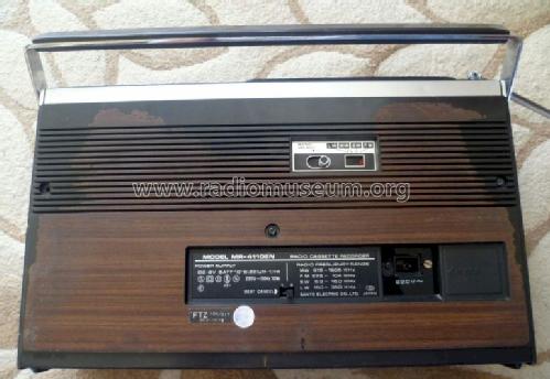 Radio Cassette Recorder MR-4110EN; Sanyo Electric Co. (ID = 1335448) Radio