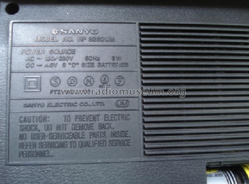 RP-8260UM; Sanyo Electric Co. (ID = 1009912) Radio